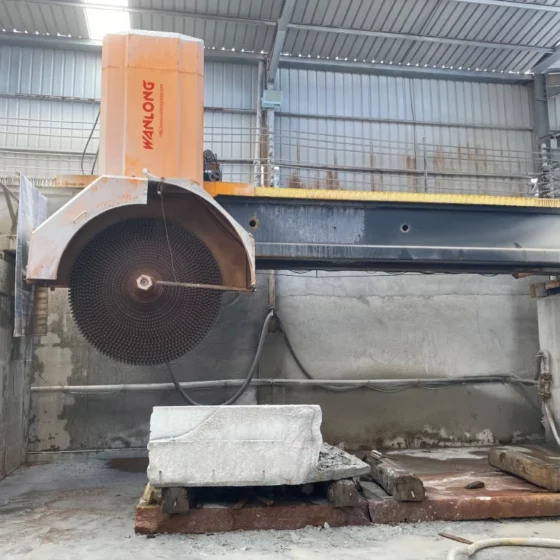 Maintenance and care of stone cutting machine